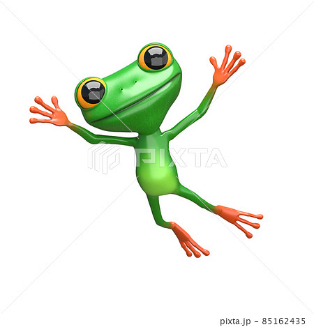 jumping frog animation