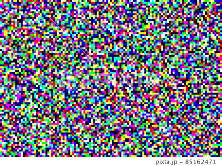 Pixel Noise TV. Analog VHS error. Noise effect seamless pattern. 85162471