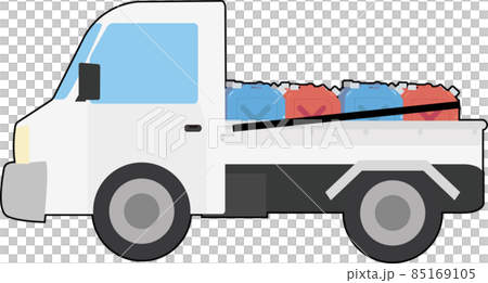 灯油を配送する軽トラ 85169105
