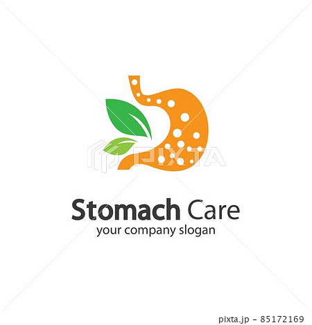 Stomach logo creative vector icon Stomach logo creative vector icon 85172169