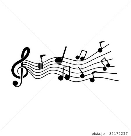 Music note icon vetor logo creative Music note icon vetor logo creative 85172237