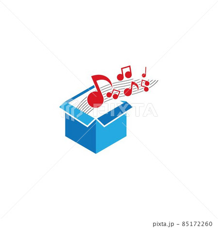 Music box logo creative vector icon 85172260