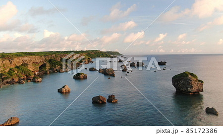 宮古島の東平安名崎の空撮 宮古島の東平安名崎の空撮 85172386