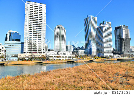 高島水際線公園よりポートサイド地区方面を望む(神奈川県横浜市)【2021.12】 高島水際線公園よりポートサイド地区方面を望む(神奈川県横浜市)【2021.12】 85173255