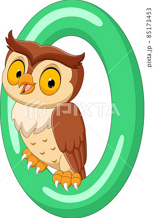 Alphabet letter O for Owl 85173453