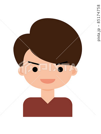 シンプルな男性アイコンイラスト シンプルな男性アイコンイラスト 85174758
