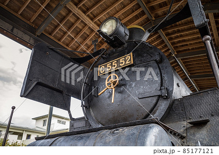 吉松駅の駅前に保存展示しているSL C55 52 肥薩線 吉都線 吉松駅の駅前に保存展示しているSL C55 52 肥薩線 吉都線 85177121