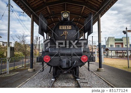 吉松駅の駅前に保存展示しているSL C55 52 肥薩線 吉都線 吉松駅の駅前に保存展示しているSL C55 52 肥薩線 吉都線 85177124