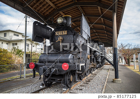 吉松駅の駅前に保存展示しているSL C55 52 肥薩線 吉都線 吉松駅の駅前に保存展示しているSL C55 52 肥薩線 吉都線 85177125