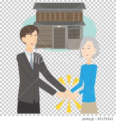 在京都買賣舊町屋的資深男女推銷員 85179181
