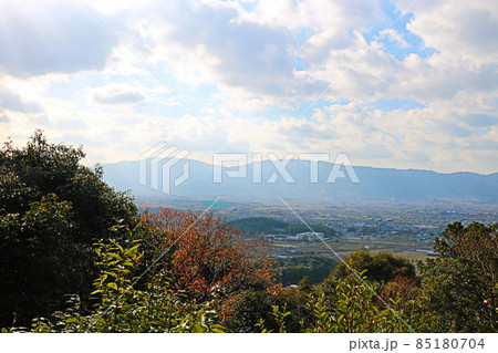 奈良　畝傍山山頂からの風景 85180704