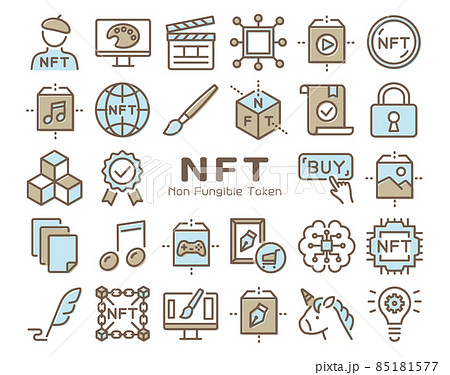 NFT　アイコンセット 85181577
