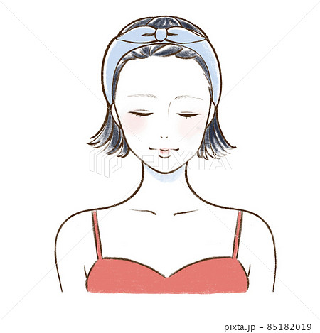 すっぴん女性 85182019