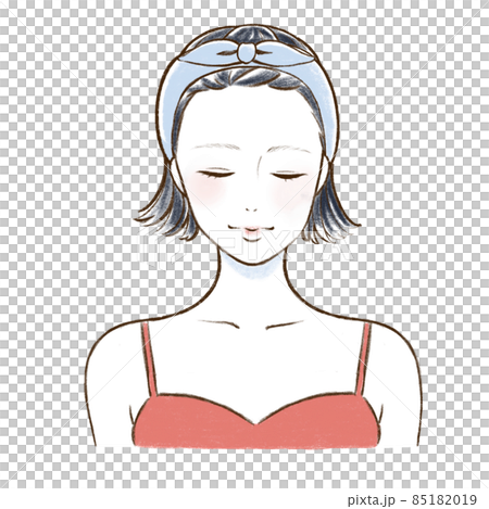 すっぴん女性 85182019