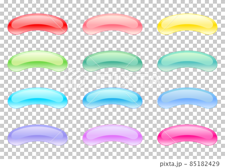 Transparent jelly beans set Transparent jelly beans set 85182429