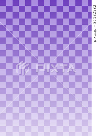 市松模様 紫色・縦長 市松模様 紫色・縦長 85182532