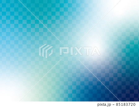 深みのあるブルー系のグラデーション背景【市松模様／小】 85183720