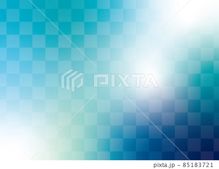 深みのあるブルー系のグラデーション背景【市松模様／大】 85183721