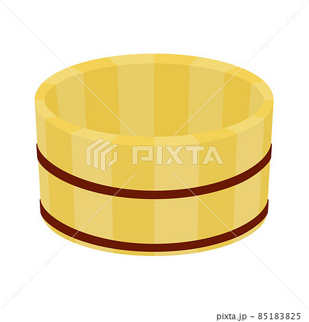 木桶のイラストのイラスト素材 8515