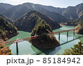 奥大井湖上駅展望台より(全景) 85184942