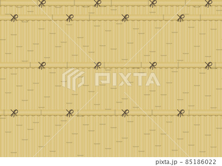 シームレスな竹垣のパターン 和風イメージ シームレスな竹垣のパターン 和風イメージ 85186022