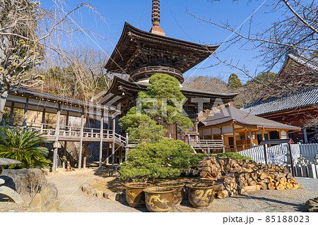 雨引観音の多宝塔（茨城県桜川市） 85188023