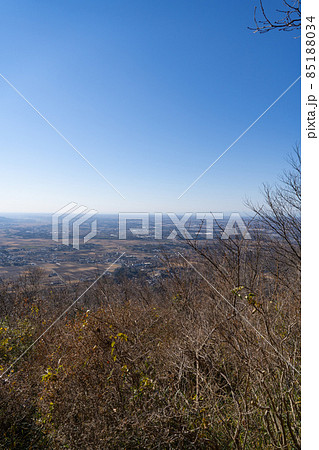 雨引山の山頂から見た景色（茨城県桜川市の御嶽山・雨引山コース） 85188034