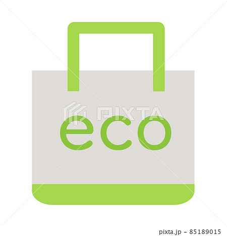 エコバックのイラスト。レジ袋有料化に伴うマイバックの普及。 85189015
