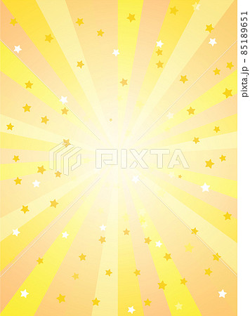 星が散らばるオレンジカラーのサンバースト背景、明るい中心,3対4比率サイズ 星が散らばるオレンジカラーのサンバースト背景、明るい中心,3対4比率サイズ 85189651