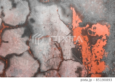 Old stone texture surface concrete with abstract weathered pattern cracks dirty cement wall background 85190893