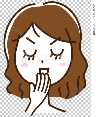 Female face, facial expression, smile, high-flying car Female face, facial expression, smile, high-flying car 85191092