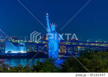 【東京の都市風景】お台場周辺の夜景 【東京の都市風景】お台場周辺の夜景 85191447