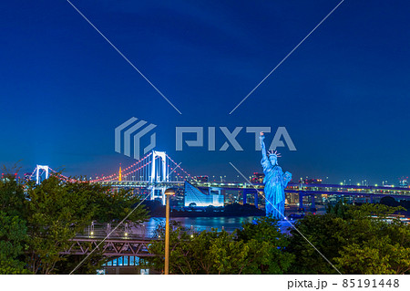 【東京の都市風景】お台場周辺の夜景 【東京の都市風景】お台場周辺の夜景 85191448