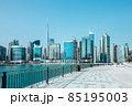 Daytime view of the Business Bay skyline, Dubai, UAE 85195003