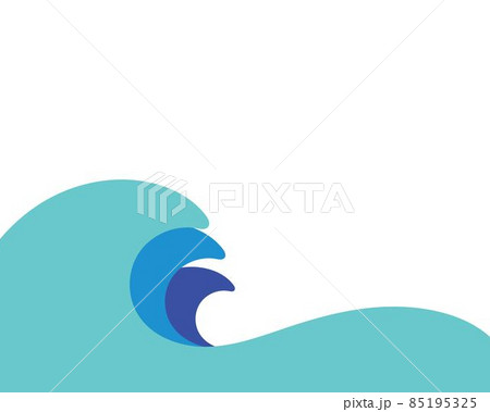 Water Wave symbol and icon Logo Template Water Wave symbol and icon Logo Template 85195325