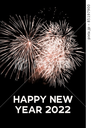 Happy new year 2022 orange fireworks new years eve Happy new year 2022 orange fireworks new years eve 85197900