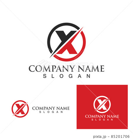X Letter Logo Template vector icon X Letter Logo Template vector icon 85201706