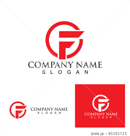 F logo vector icon illustration design 85201723
