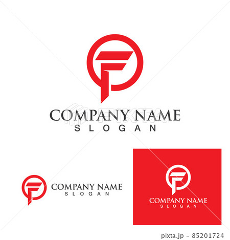 F logo vector icon illustration design 85201724