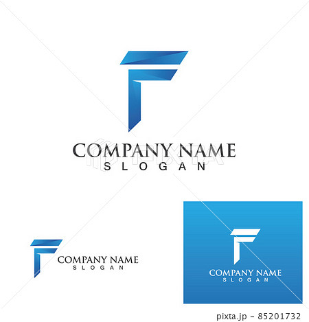 F logo vector icon illustration design 85201732