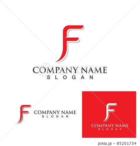 F logo vector icon illustration design 85201734