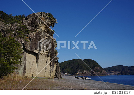 獅子岩 熊野市 三重県 七里御浜 獅子岩 熊野市 三重県 七里御浜 85203817