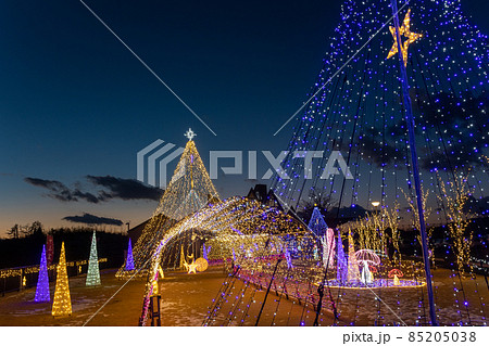 道の駅中山盆地のイルミネーション 群馬県高山村 道の駅中山盆地のイルミネーション 群馬県高山村 85205038