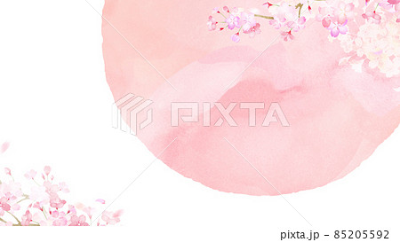 桜の和風背景 桜の和風背景 85205592