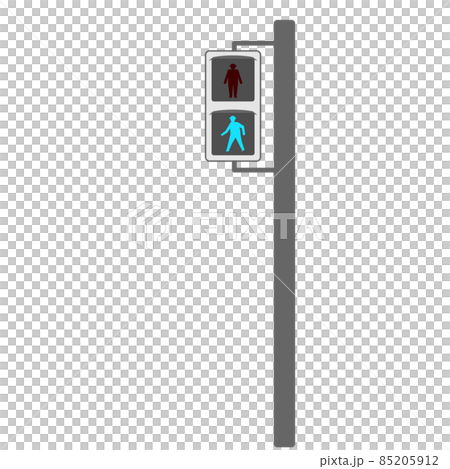 Pedestrian signal blue 85205912