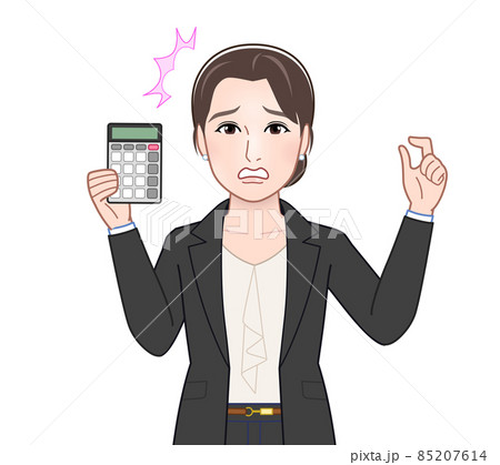 お洒落なスーツを着た女性 85207614