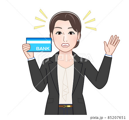 お洒落なスーツを着た女性 85207651