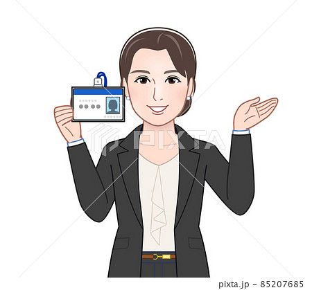 お洒落なスーツを着た女性 お洒落なスーツを着た女性 85207685