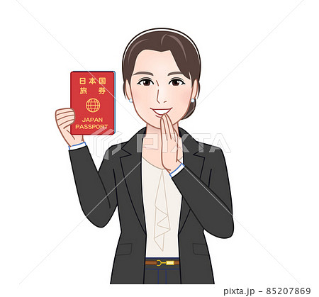 お洒落なスーツを着た女性 85207869