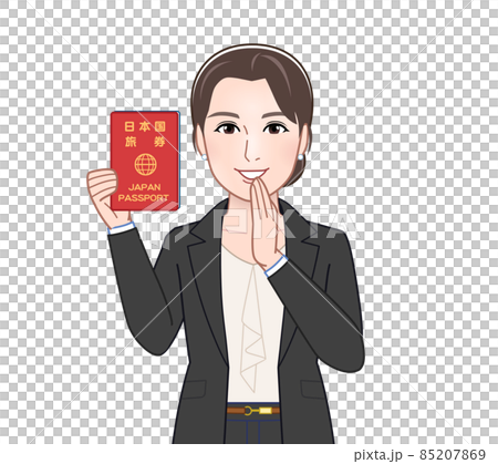 お洒落なスーツを着た女性 85207869